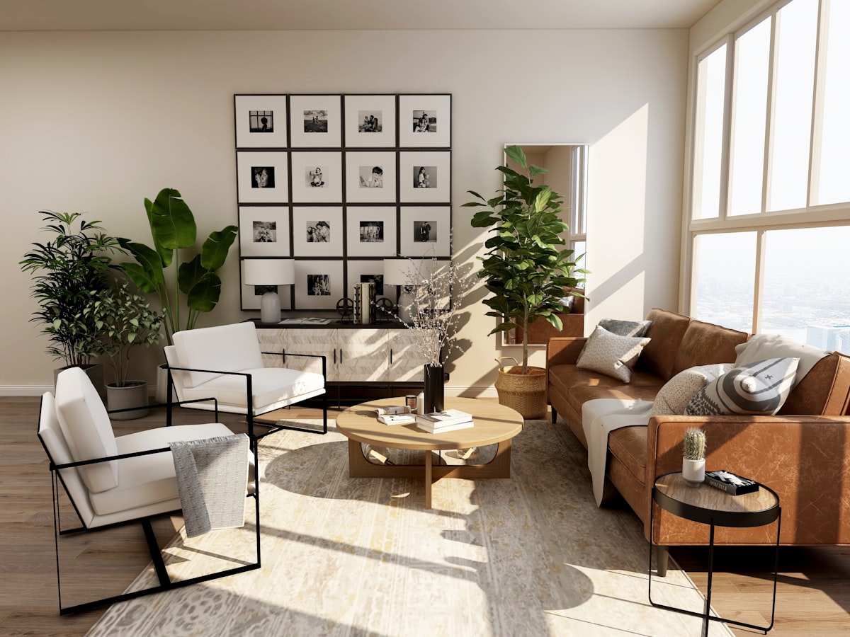 Furnished interior